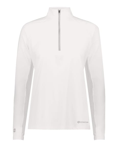 Front view of Women's Electrify CoolCore® Quarter-Zip Pullover