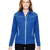 Front view of Ladies’ Cadence Interactive Two-Tone Brush Back Jacket