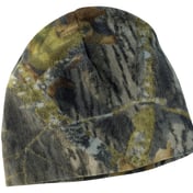 Front view of Camouflage Fleece Beanie