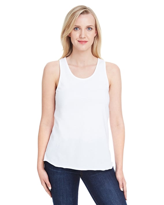Front view of Ladies’ Relaxed Racerback Tank