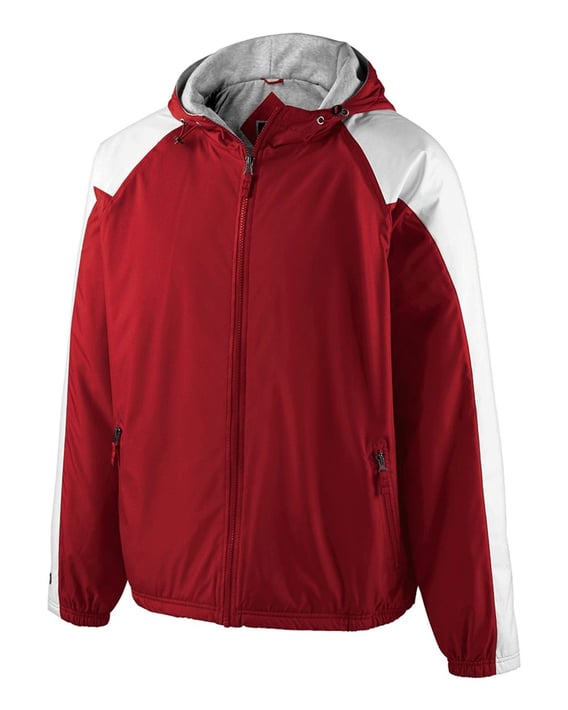 Front view of Youth Homefield Hooded Jacket