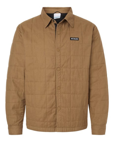 Front view of Landroamer™ Quilted Shirt Jacket
