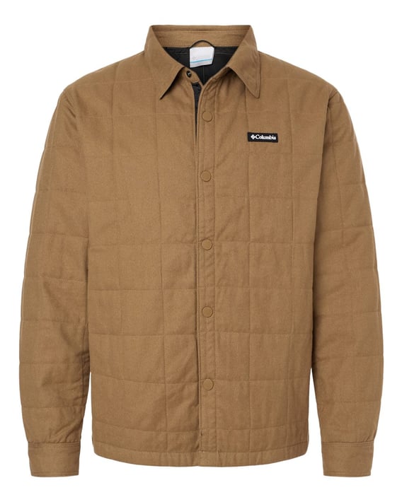 Front view of Landroamer™ Quilted Shirt Jacket
