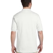 Back view of Adult SpotShield™ Jersey Polo