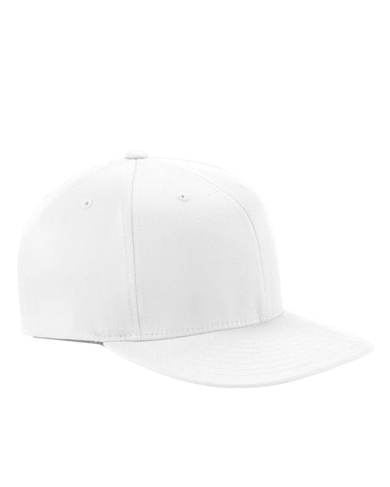 Front view of Adult Wooly Twill Pro Baseball On-Field Shape Cap With Flat Bill