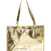 Back view of Metallic Large Tote