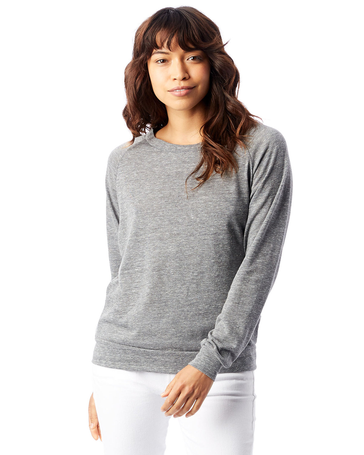 Front view of Ladies’ Slouchy Eco-Jersey™ Pullover