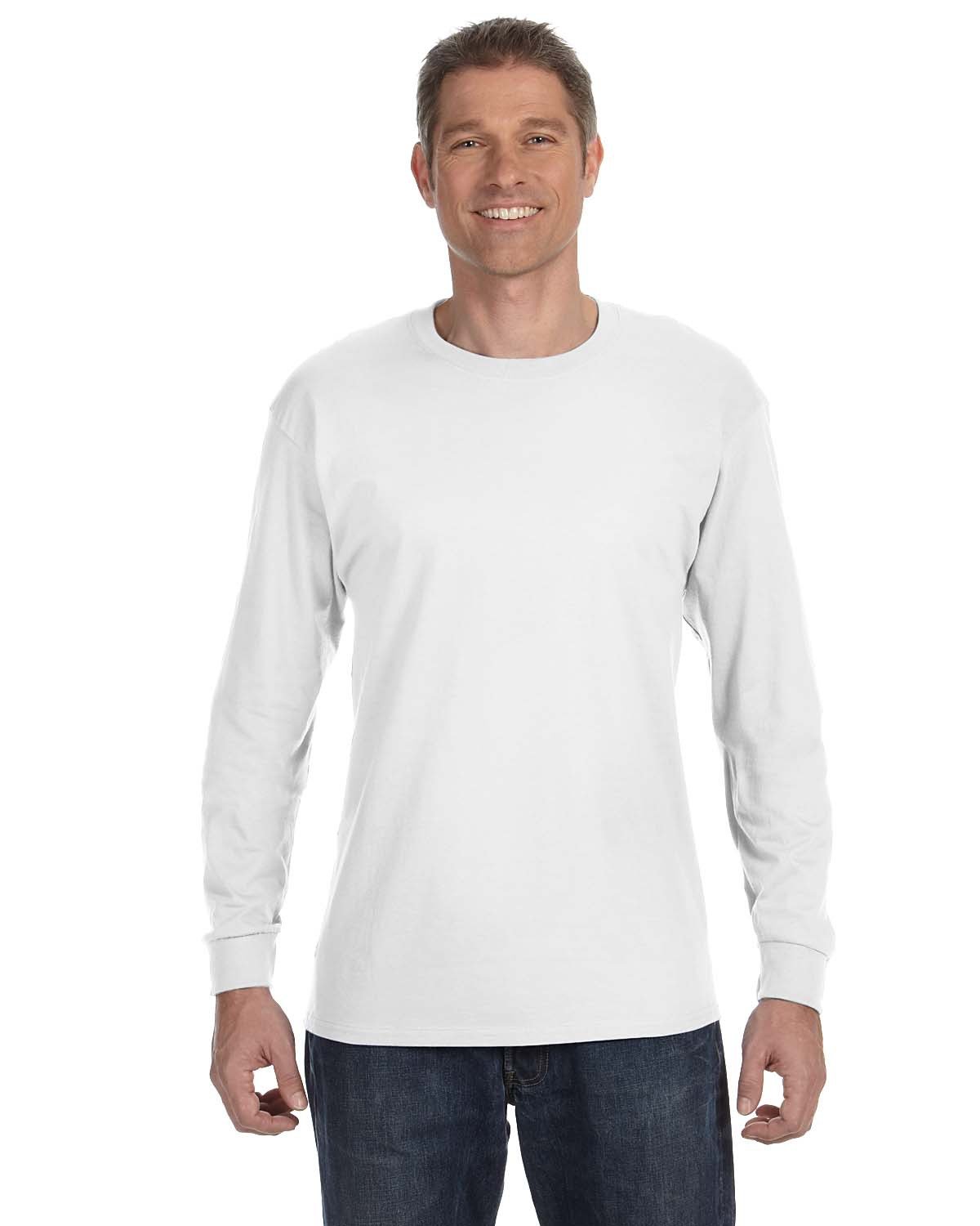 Front view of Adult DRI-POWER® ACTIVE Long-Sleeve T-Shirt