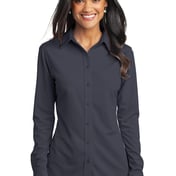 Front view of Women’s Dimension Knit Dress Shirt