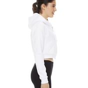Side view of Ladies’ Cropped Flex Fleece Zip Hoodie