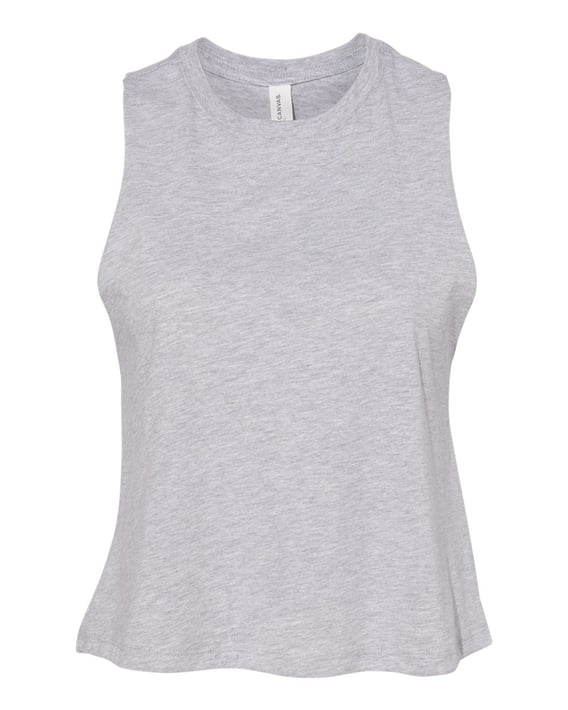 Front view of Women’s Racerback Crop Tank