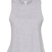 Front view of Women’s Racerback Crop Tank
