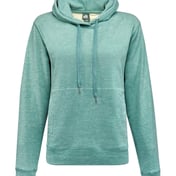 Front view of Women’s Electric Fleece Hooded Sweatshirt