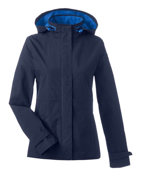 Front view of Women's Voyage Hooded Rain Jacket