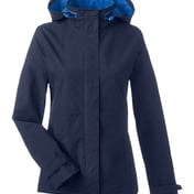 Front view of Women’s Voyage Hooded Rain Jacket