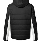 Back view of Nautical Mile Hooded Puffer Jacket