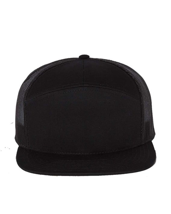 Front view of Seven-Panel Trucker Cap