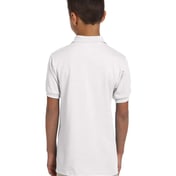 Back view of Youth SpotShield™ Jersey Polo