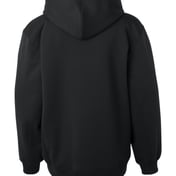 Back view of Youth Performance Fleece Hooded Sweatshirt
