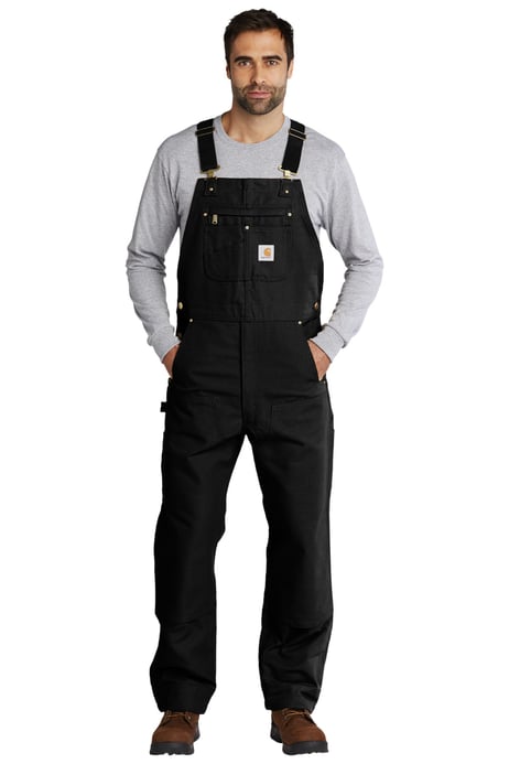 Frontview ofDuck Unlined Bib Overalls