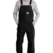 Front view of Duck Unlined Bib Overalls