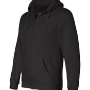 Side view of USA-Made Full-Zip Hooded Sweatshirt