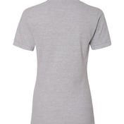Back view of Women’s 100% Ring-Spun Cotton Piquéé Polo