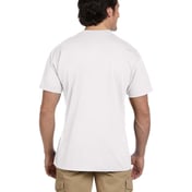 Back view of Adult 50/50 Pocket T-Shirt