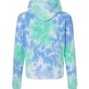 Back view of Women’s Crop Hooded Sweatshirt