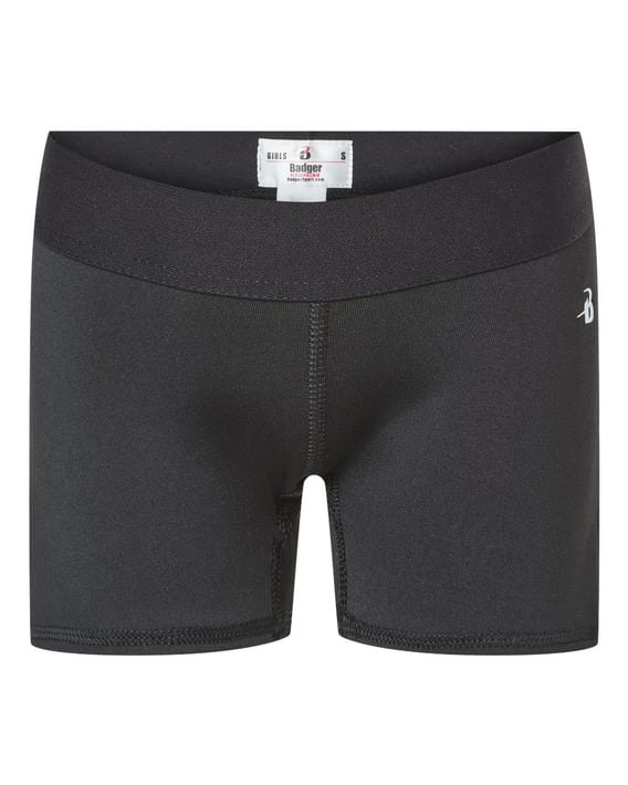 Front view of Girls’ Pro-Compression Shorts