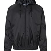 Front view of Mentor Hooded Coach’s Jacket