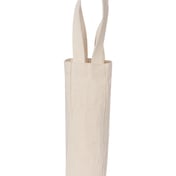 Front view of Single Bottle Wine Tote