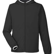 Front view of Stillwater Hooded Windbreaker