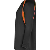 Side view of B-Core Hook Long Sleeve T-Shirt