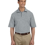 Front view of Men’s 6.5 Oz. Ringspun Cotton Piqué Polo