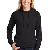 Front view of Ladies Lightweight French Terry Pullover Hoodie