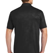 Back view of Embossed PosiCharge® Tough Polo®
