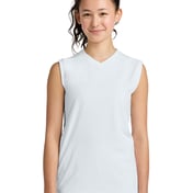 Front view of Youth Club Sleeveless V-Neck