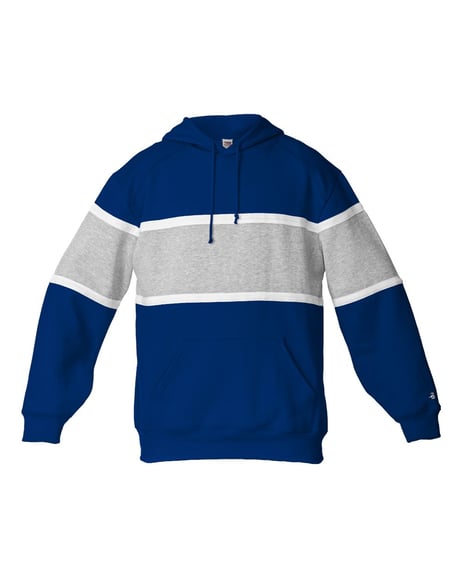 Front view of United Athletic Fleece Hooded Sweatshirt