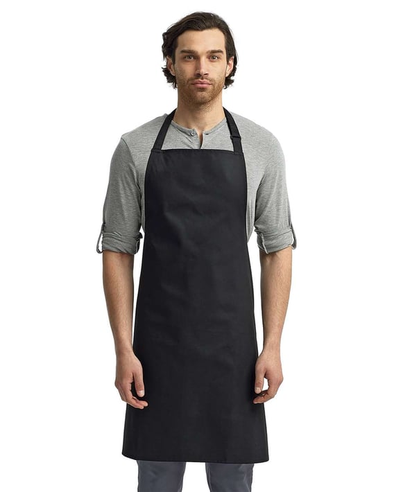 Front view of Recycled Bib Apron