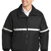 Front view of Challenger Jacket With Reflective Taping