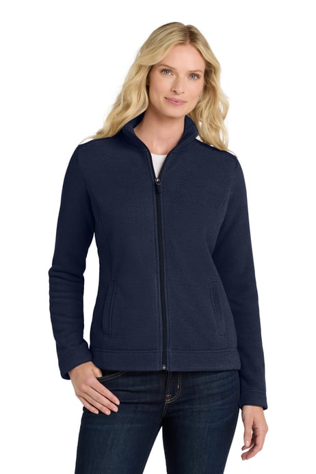 Front view of Women's Ultra Warm Brushed Fleece Jacket