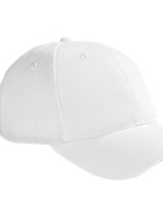 Front view of 6-Panel Brushed Twill Structured Cap