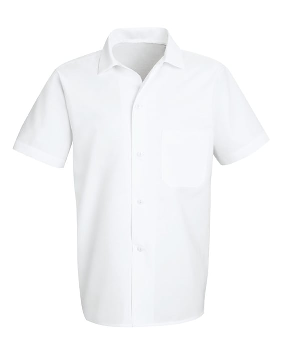 Front view of Button-Front Cook Shirt