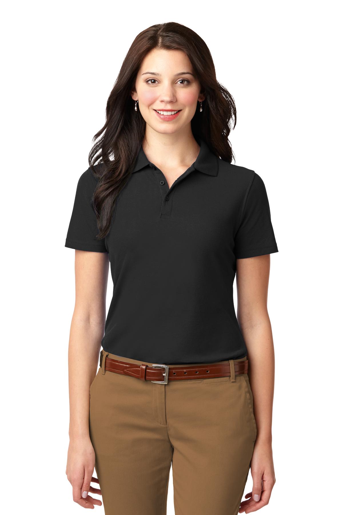 Front view of Women’s Stain-Resistant Polo