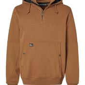 Front view of Mission Quarter-Zip Hooded Pullover