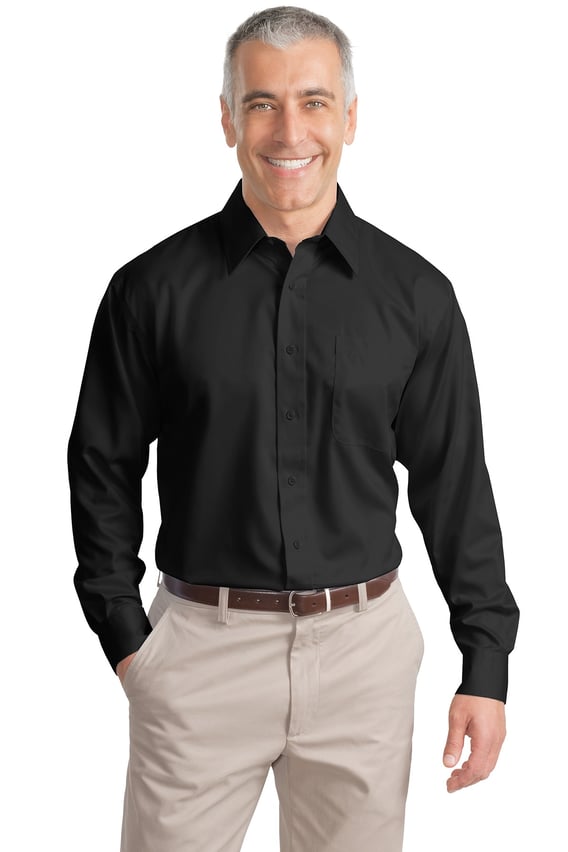 Front view of Non-Iron Twill Shirt