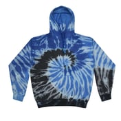 Front view of Tie-Dyed Cloud Fleece Hooded Sweatshirt