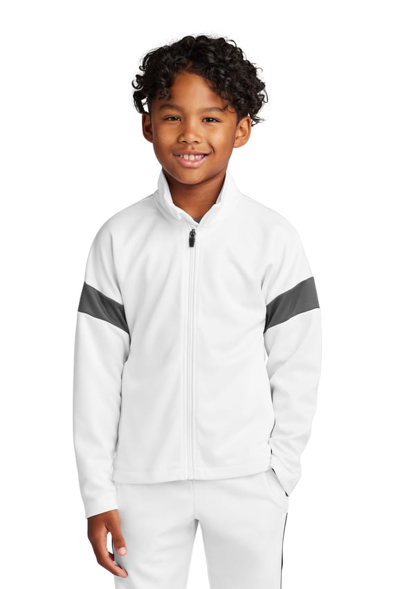 Front view of Youth Travel Full-Zip Jacket