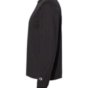 Side view of Garment-Dyed Long Sleeve T-Shirt